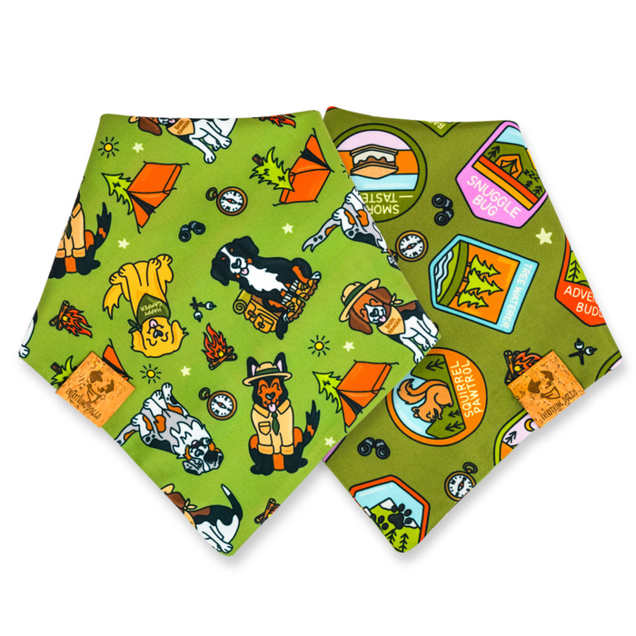 Happy Camper -  Bandana (Reversible)
