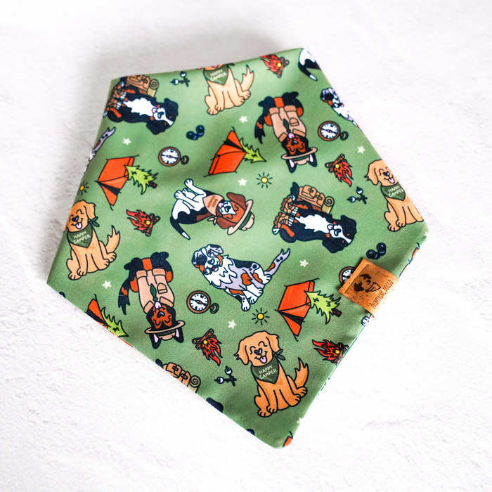 Happy Camper -  Bandana (Reversible)
