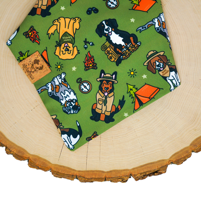 Happy Camper -  Bandana (Reversible)