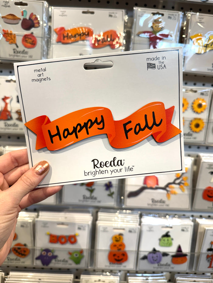 Happy Fall Banner Magnet (6.5"w)
