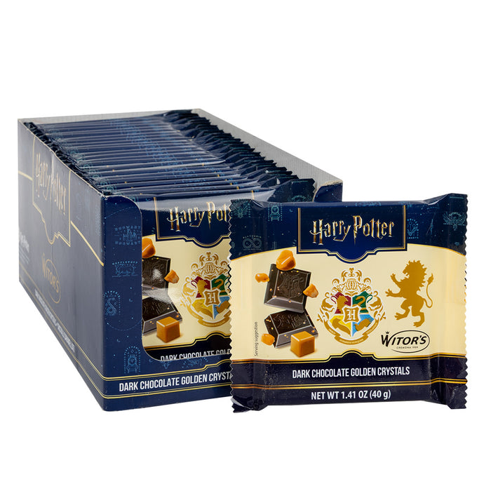 Harry Potter Dark Chocolate Golden Crystals Candy Bar - 24 Count
