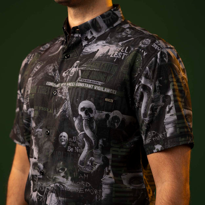 RSVLTS RSVLTS Harry Potter Series 3  "Dark Times Lie Ahead" _  KUNUFLEX Short Sleeve Shirt
