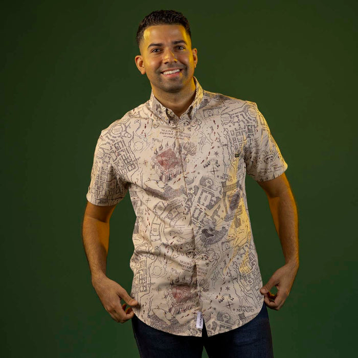 RSVLTS RSVLTS Harry Potter Series 3 "Mischief Managed" _ KUNUFLEX Short Sleeve Shirt