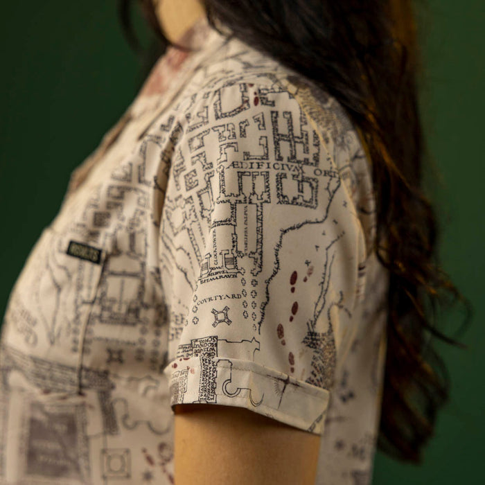 RSVLTS RSVLTS Harry Potter Series 3 "Mischief Managed" Women _ KUNUFLEX Short Sleeve Shirt
