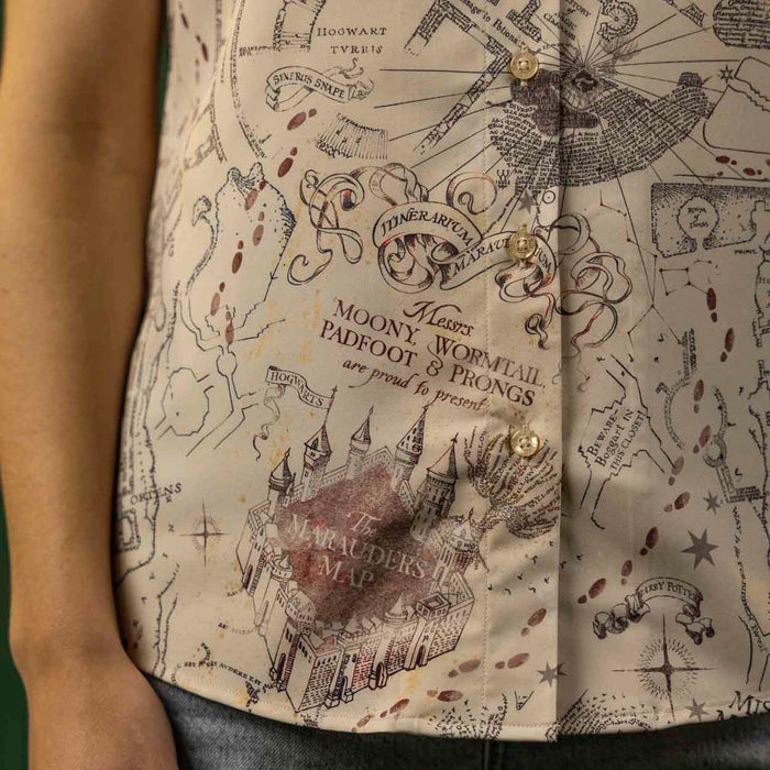 RSVLTS RSVLTS Harry Potter Series 3 "Mischief Managed" Women _ KUNUFLEX Short Sleeve Shirt