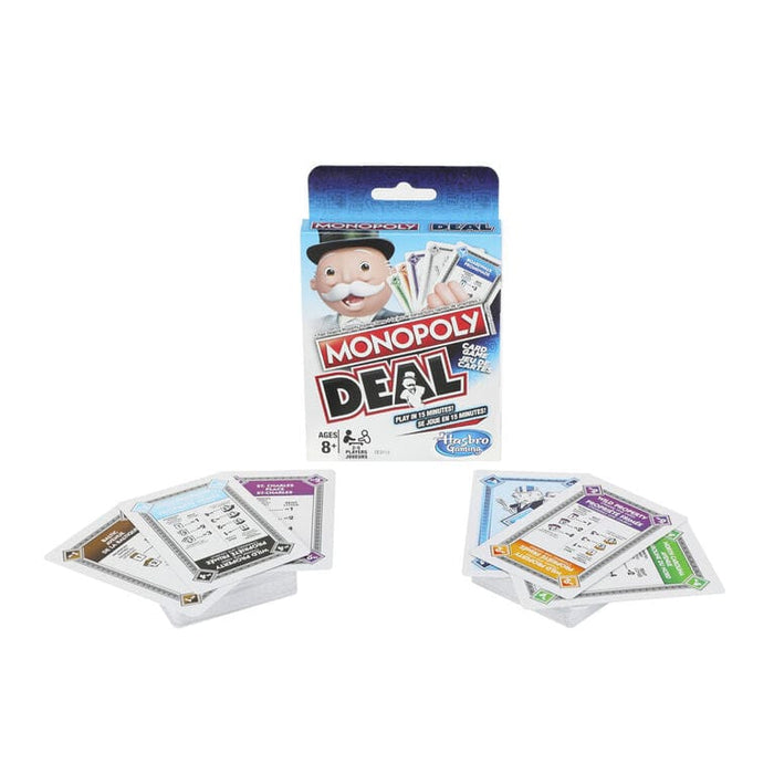 HASBRO  Monopoly Deal: is a fast-paced, totally addictive card game that you can play in minutes! Deal and steal your way to success - E3113 ebuystt