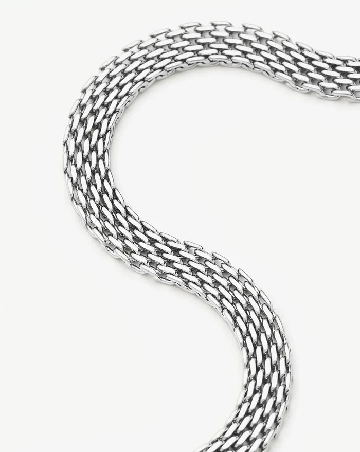 Heirloom Chain Choker Necklace | Platinum Plated Necklaces Missoma