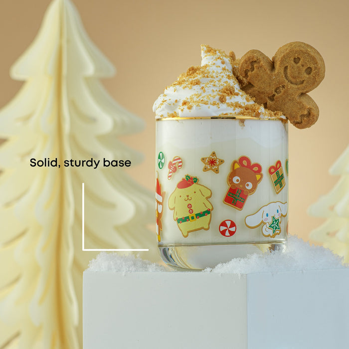 Hello Kitty and Friends Gingerbread Pals Short Glasses Home Goods JoyJolt