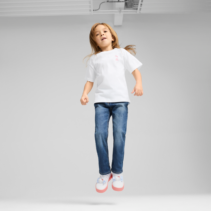 Hello Kitty and Friends x PUMA Kids Relaxed Graphic Tee (PUMA White) Apparel PUMA
