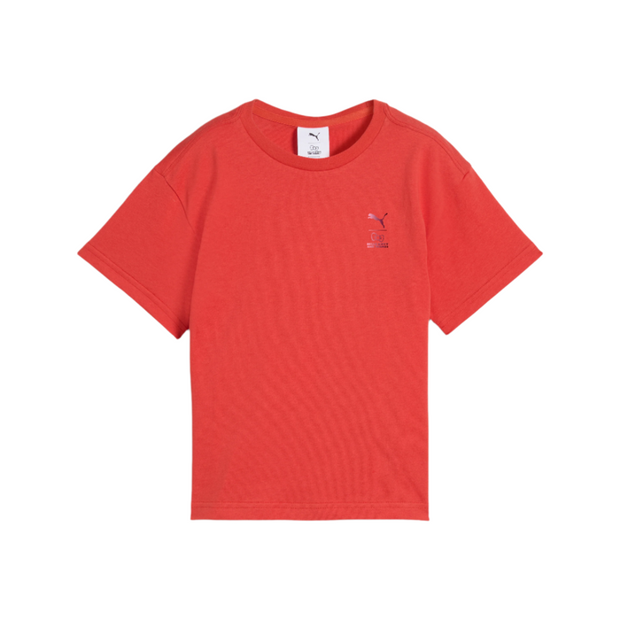 Hello Kitty and Friends x PUMA Kids Relaxed Graphic Tee (Red Fire) Apparel PUMA