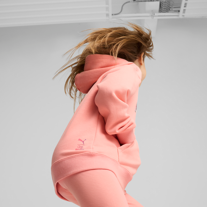 Hello Kitty and Friends x PUMA Kids Relaxed Hoodie (Pink Fruit) Apparel PUMA