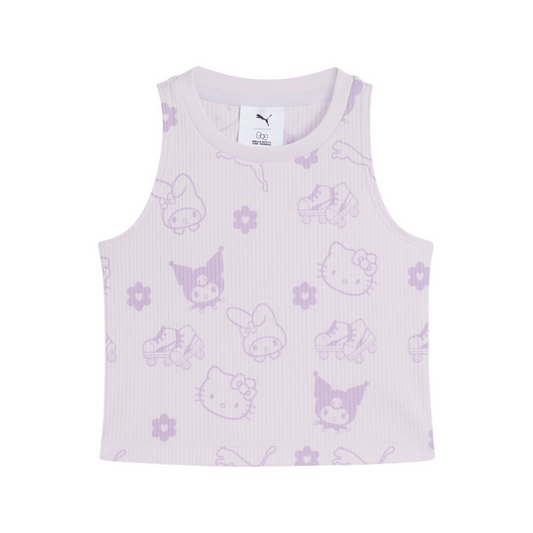 Hello Kitty and Friends x PUMA Kids Ribbed Tank Top (Lilac Frost) Apparel PUMA