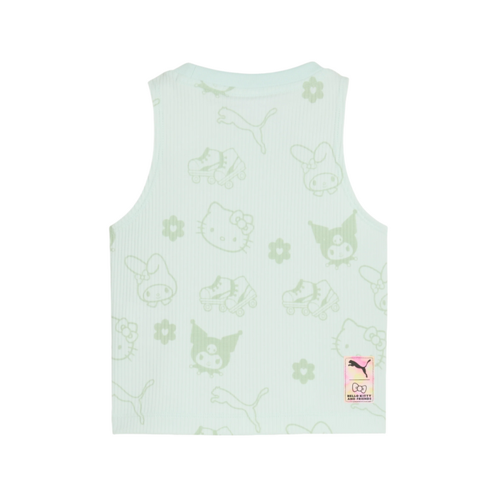 Hello Kitty and Friends x PUMA Kids Ribbed Tank Top (Peaceful Blue) Apparel PUMA