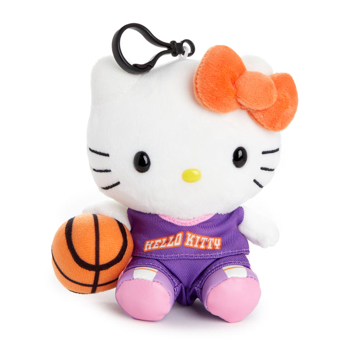 Hello Kitty Basketball Mascot Clip (Activities Series) Plush NAKAJIMA CORPORATION