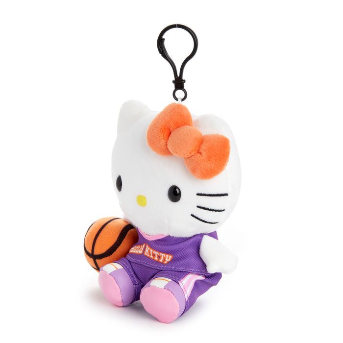 Hello Kitty Basketball Mascot Clip (Activities Series) Plush NAKAJIMA CORPORATION