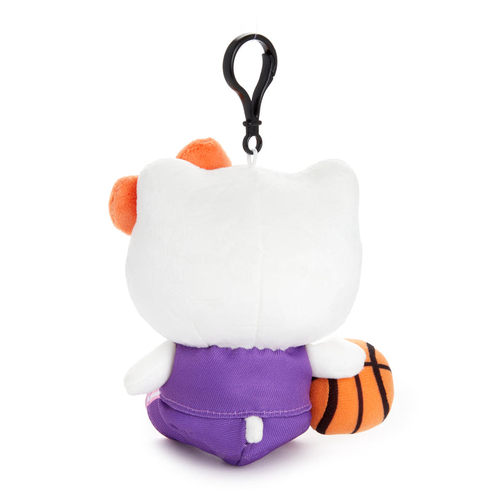 Hello Kitty Basketball Mascot Clip (Activities Series) Plush NAKAJIMA CORPORATION