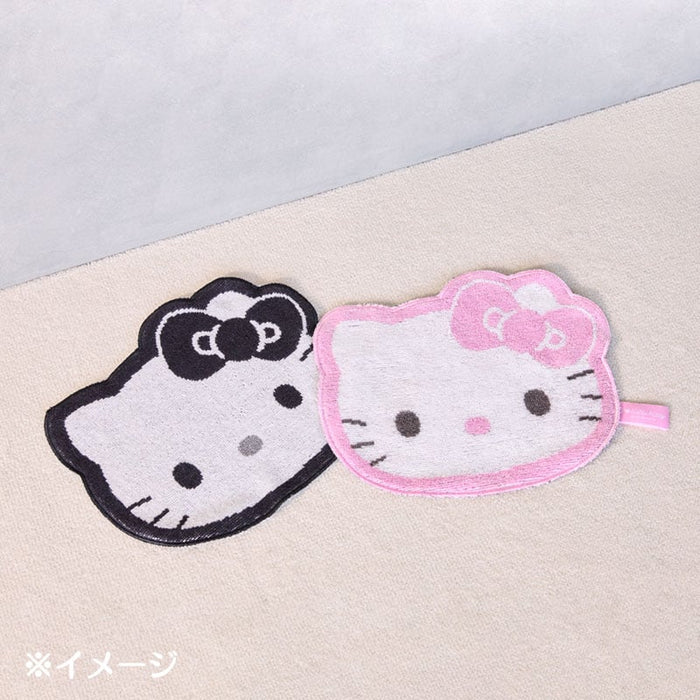 Hello Kitty Black Hand Towel (I Love Hello Kitty Series) Home Goods Japan Original