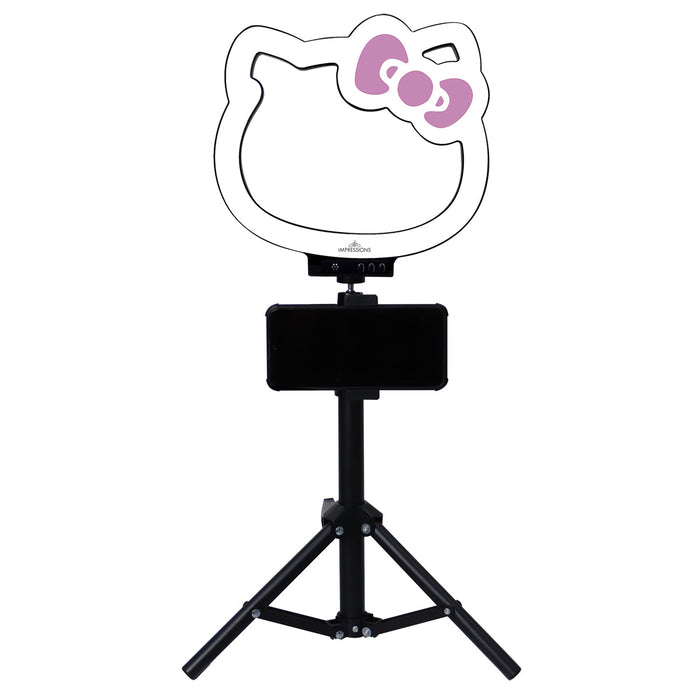 Hello Kitty x Impressions Vanity 10" Desktop Ring Light Tripod Home Goods Impressions Vanity Co.