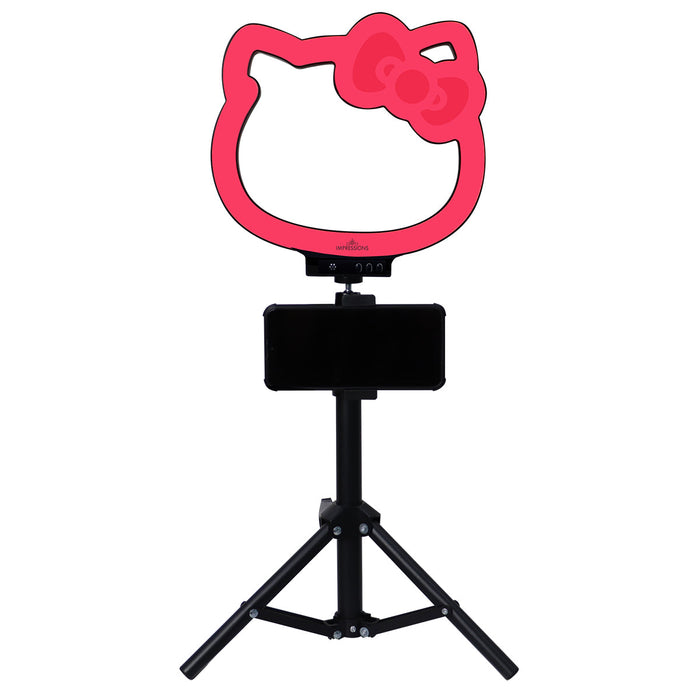 Hello Kitty x Impressions Vanity 10" Desktop Ring Light Tripod Home Goods Impressions Vanity Co.