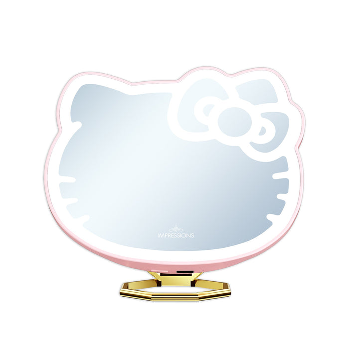 Hello Kitty x Impressions Vanity Pocket Mirror with Ring Stand Home Goods Impressions Vanity Co. Pink