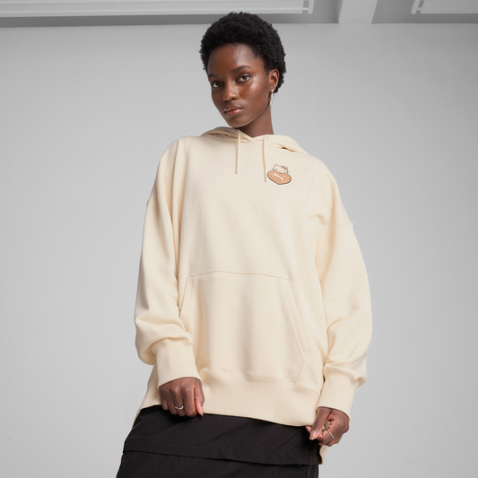 Hello Kitty x PUMA Graphic Oversized Hoodie (Alpine Snow) Apparel PUMA