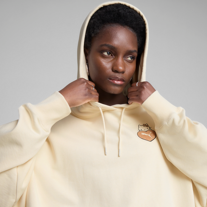Hello Kitty x PUMA Graphic Oversized Hoodie (Alpine Snow) Apparel PUMA