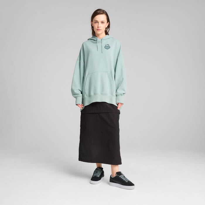 Hello Kitty x PUMA Graphic Oversized Hoodie (Modern Mint) Apparel PUMA