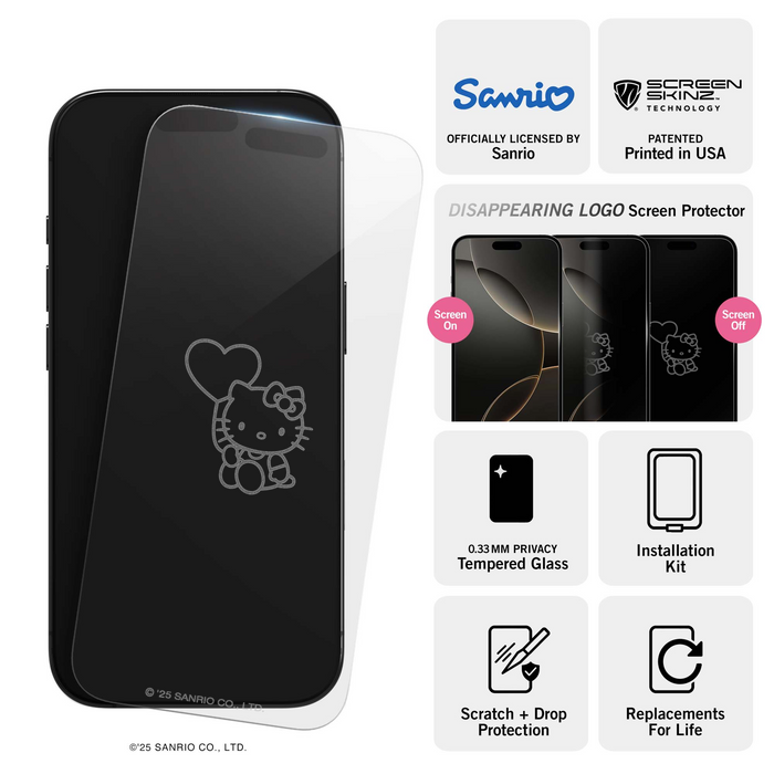 Hello Kitty x Screen Skinz Balloon Clear Screen Protector Screen Skinz