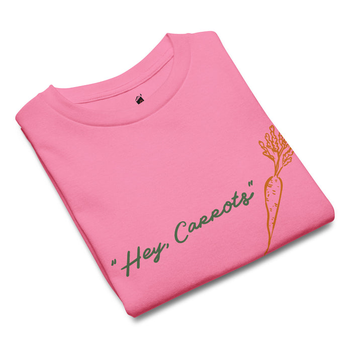 Hey, Carrots Youth T-Shirt - The Bean Workshop - Anne of Green Gables, Anne Shirley Fandom, Carrot Motif, Cottagecore Aesthetic, Gift for Young Book Lovers, Green Orange Illustration, Hey Carrots, Hey Carrots Youth Tee for Young Readers, Kids Anne of Green Gables Shirt, L.M. Montgomery, Whimsical Bookish Style, Youth T-Shirt