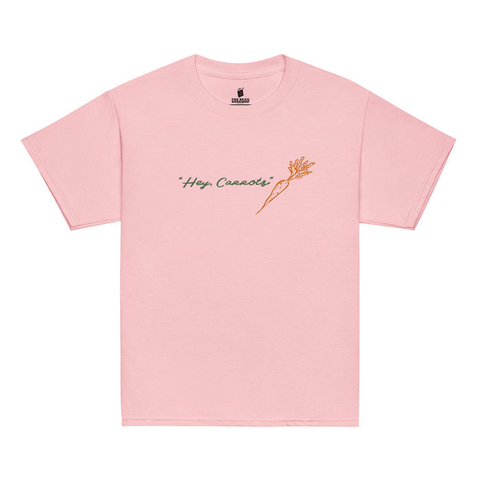 Hey, Carrots Youth T-Shirt - The Bean Workshop - Anne of Green Gables, Anne Shirley Fandom, Carrot Motif, Cottagecore Aesthetic, Gift for Young Book Lovers, Green Orange Illustration, Hey Carrots, Hey Carrots Youth Tee for Young Readers, Kids Anne of Green Gables Shirt, L.M. Montgomery, Whimsical Bookish Style, Youth T-Shirt