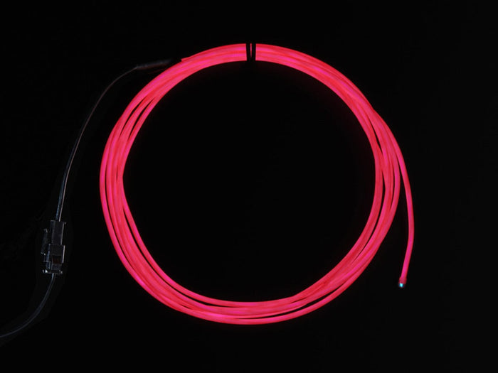 High Brightness Pink Electroluminescent (EL) Wire - 2.5 meters (High brightness, long life) by The Pi Hut - The Pi Hut