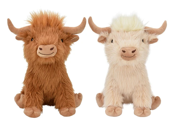 Highland Cow Dog Toy