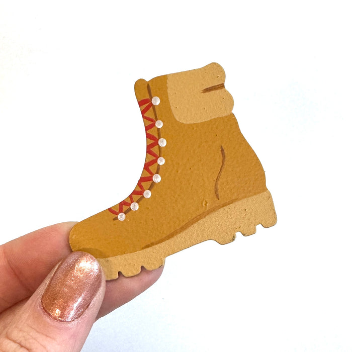 Hiking Boot Magnet, Single