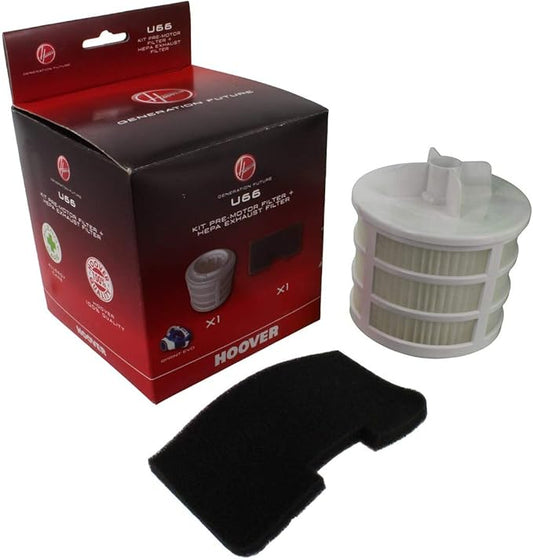 Hoover U66 Kit | Premotor Filter and HEPA Exhaust filter 35601328 | Hoover Sprint | Whirlwind SE71WR01