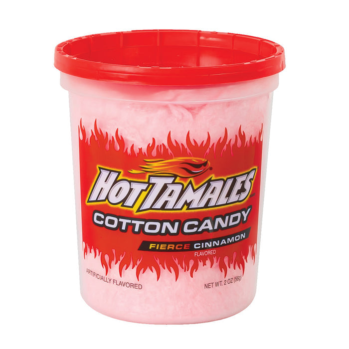 Hot Tamales Cotton Candy Tubs - 12 Count