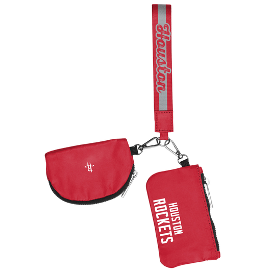Houston Rockets FoCo Dual Pouch Wristlet