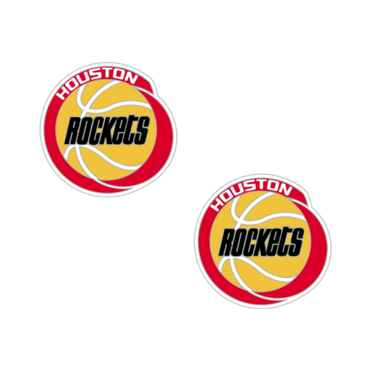 Houston Rockets Pro Specialties HWC 94-95 Logo Post Earrings