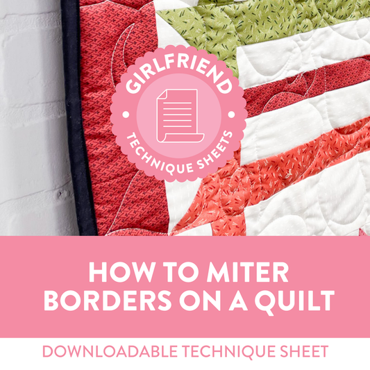 How to Miter Borders on a Quilt (Download)