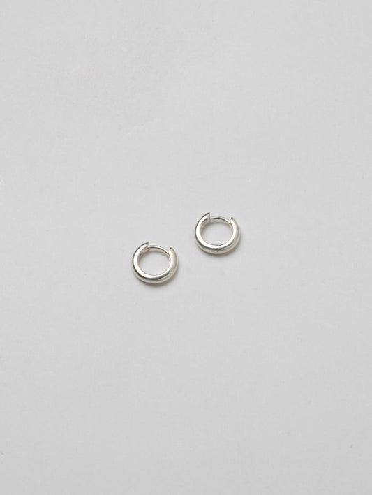 Wolf Circus Huggie Hoop Earrings in Sterling Silver-Earrings-wolfcircus.com
