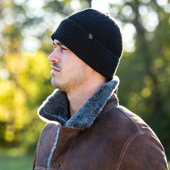 Hunter Black Beanie - Sweet Turns