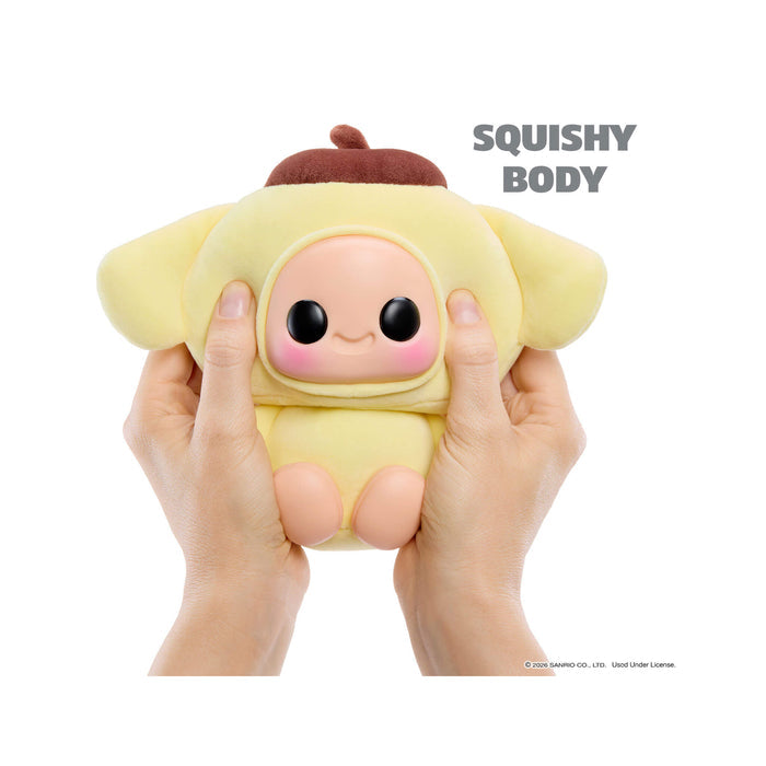Squishy toy held by hands with 'Squishy Body' text above