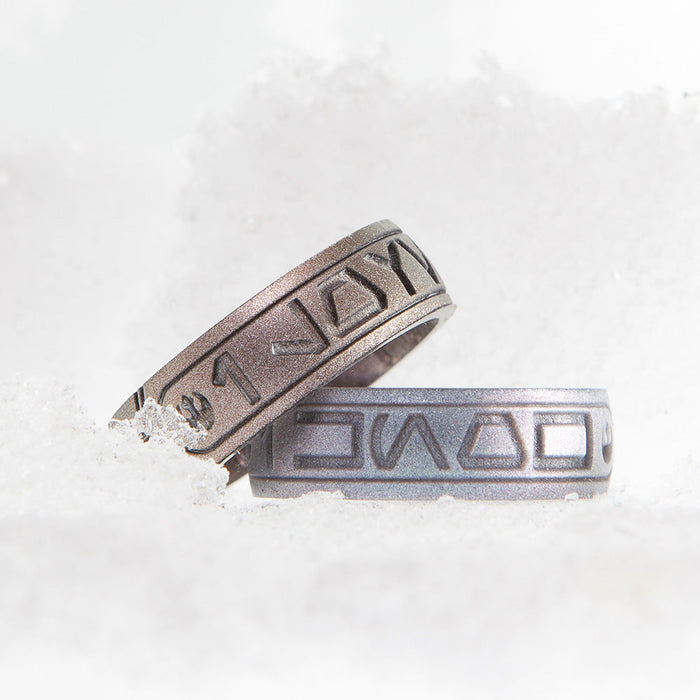 Star Wars™ Silicone Ring - I Love You (Aurebesh)