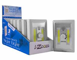i-Zoom Dimmer Switch Night Light. A bright, long-lasting light for a variety of spaces - FL2001224DSB MEGA