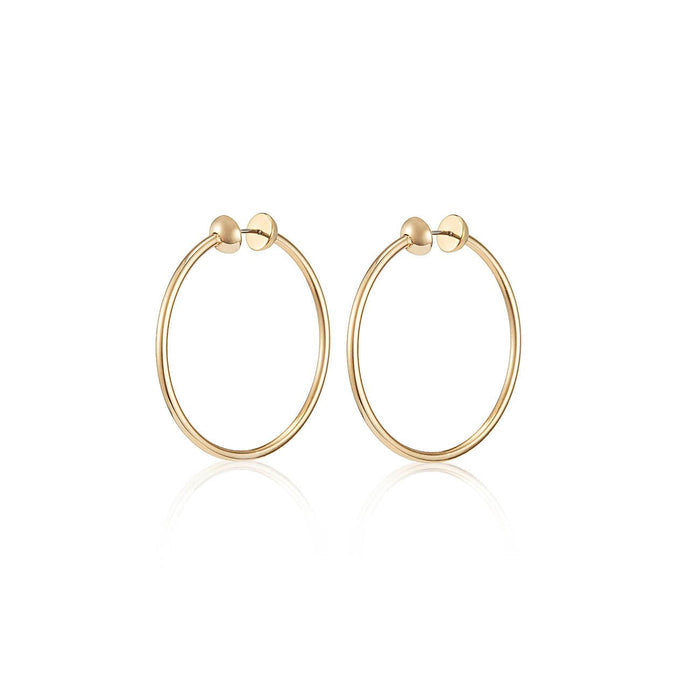 Icon Hoops - Small in Gold