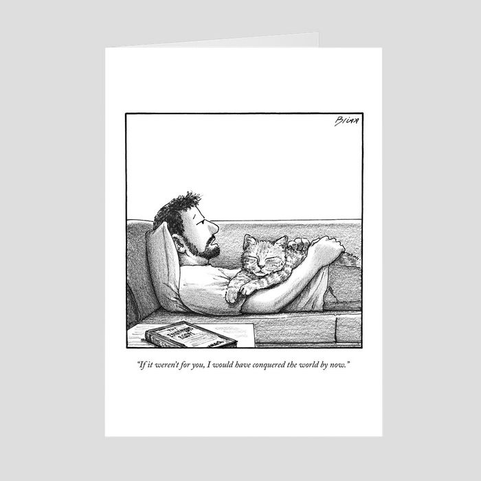 If it weren't for you...by Harry Bliss - 5x7 Note Cards