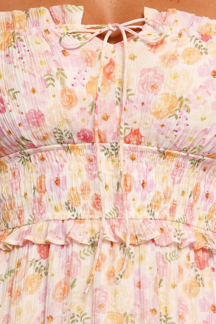 Petal and Pup USA DRESSES Iliana Mini Dress - Pink Floral