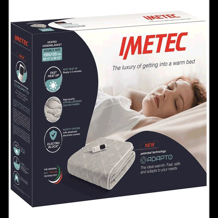 Imetec Poly Adapto Double Electric Underblanket | 16731