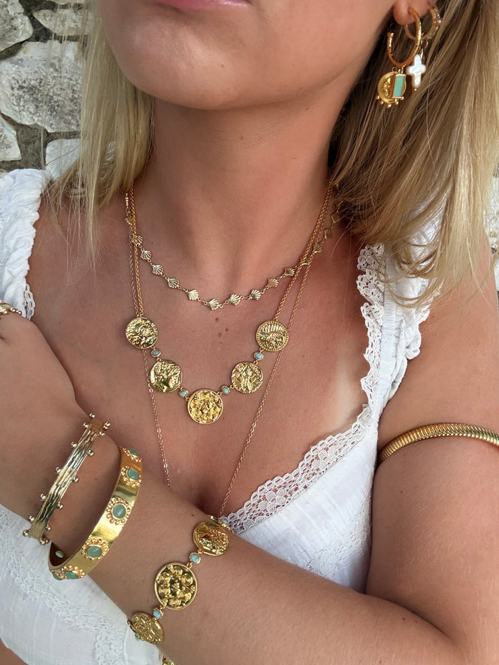 India Coin Bracelet