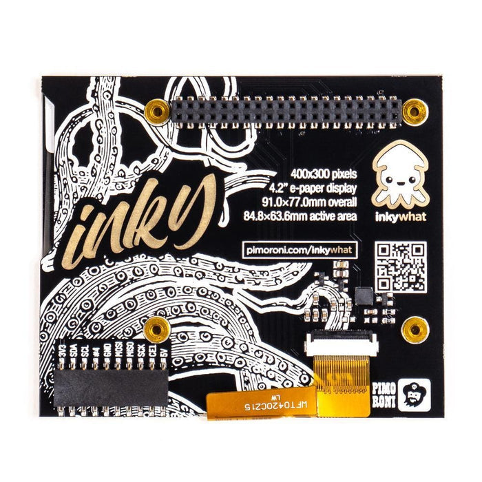 Inky wHAT (ePaper/eInk/EPD) - Black/White by Pimoroni - The Pi Hut