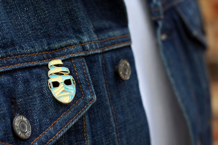 Invisible Man Enamel Pin